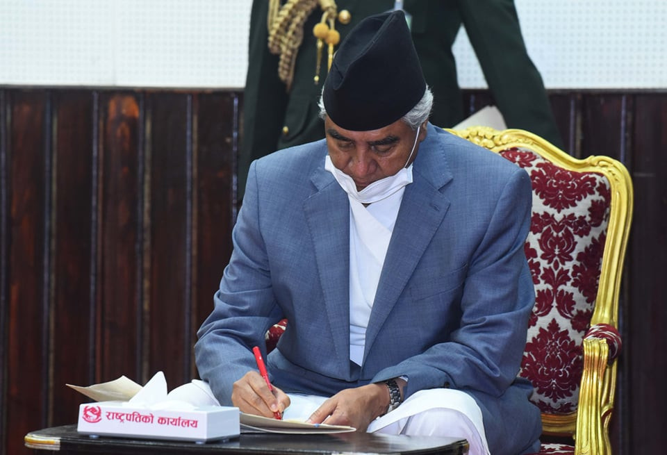 प्रधानमन्त्री देउवा र अमेरिकी राजदूतबीच भेटवार्ता