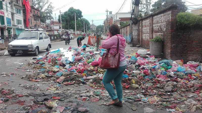 काठमाडौं उपत्यकाको फोहोर बिसर्जनमा फेरि अवरोध