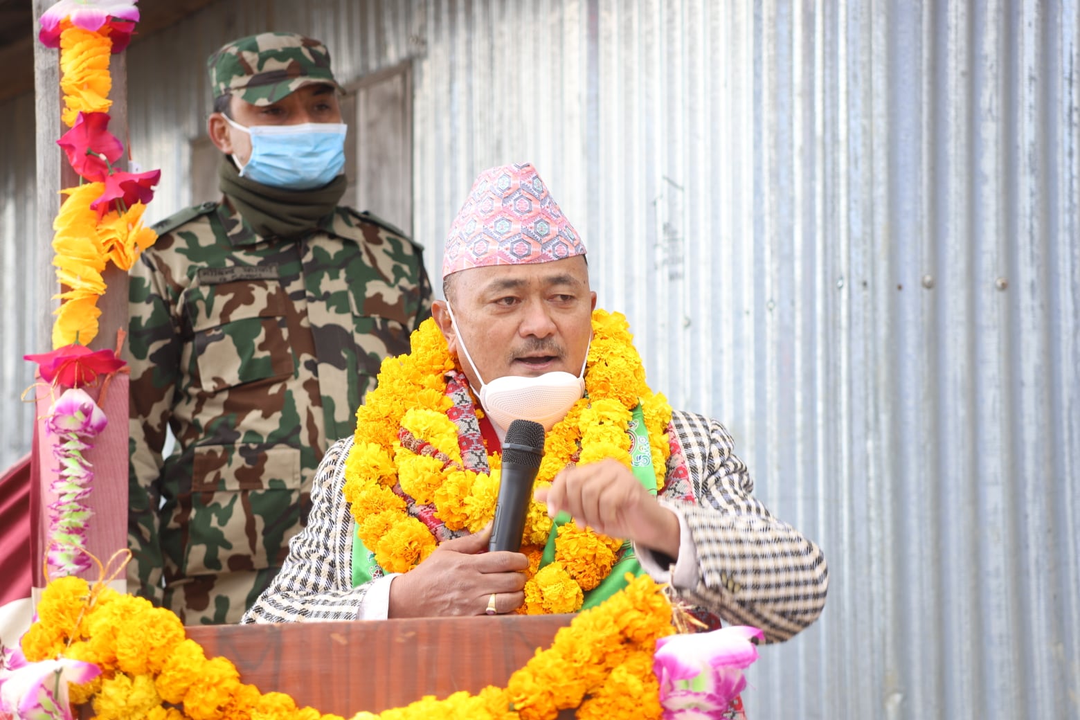  बीओपी उद्घाटन गर्दै पूर्वाधारमन्त्रीले भने, ‘जनताको सुरक्षामा सरकार संवेदनशील छ’