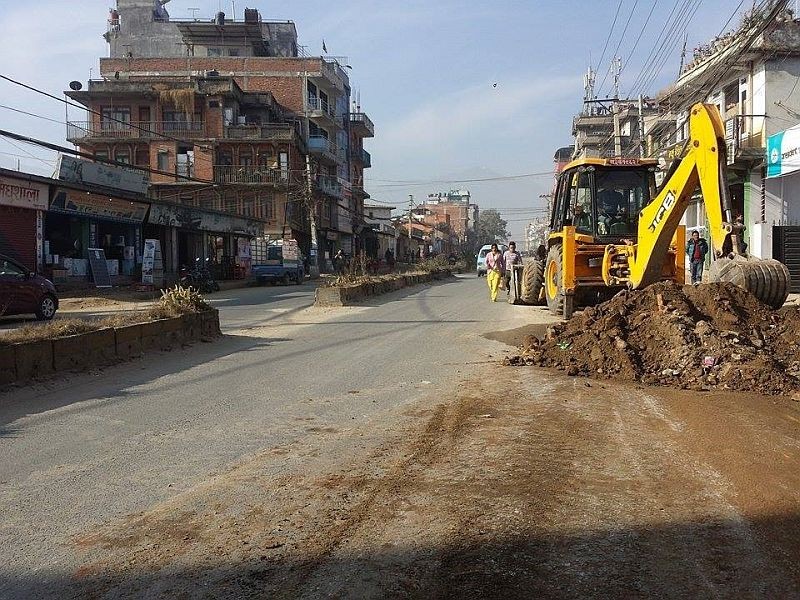 काठमाडौं उपत्यकाका विस्तारित सडक निर्माण शुरु