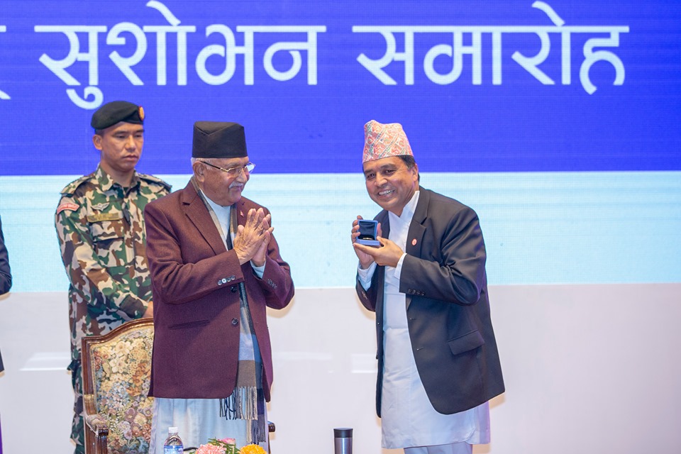  आइएमईका अध्यक्ष ढकाललाई सीआइपी सम्मान