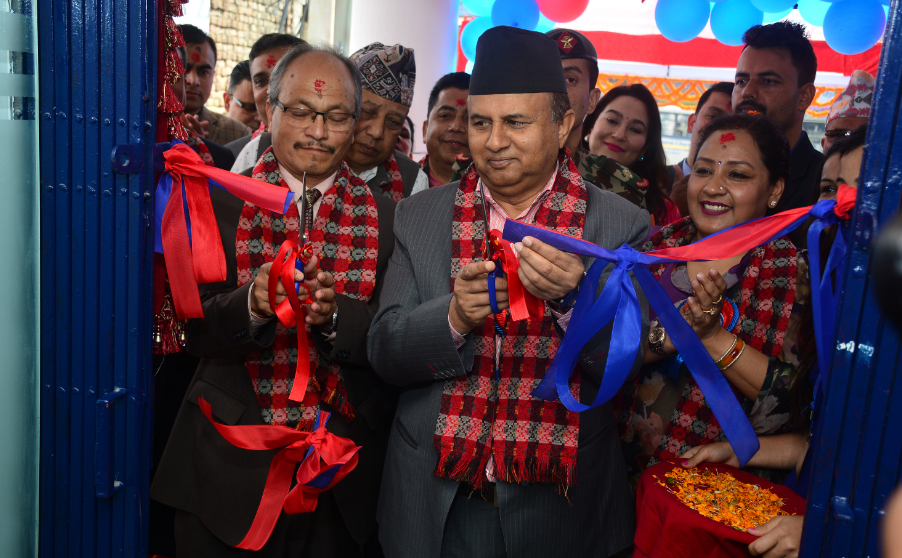 बुटवलमा मेगा बैंकको भवन उद्घाटन