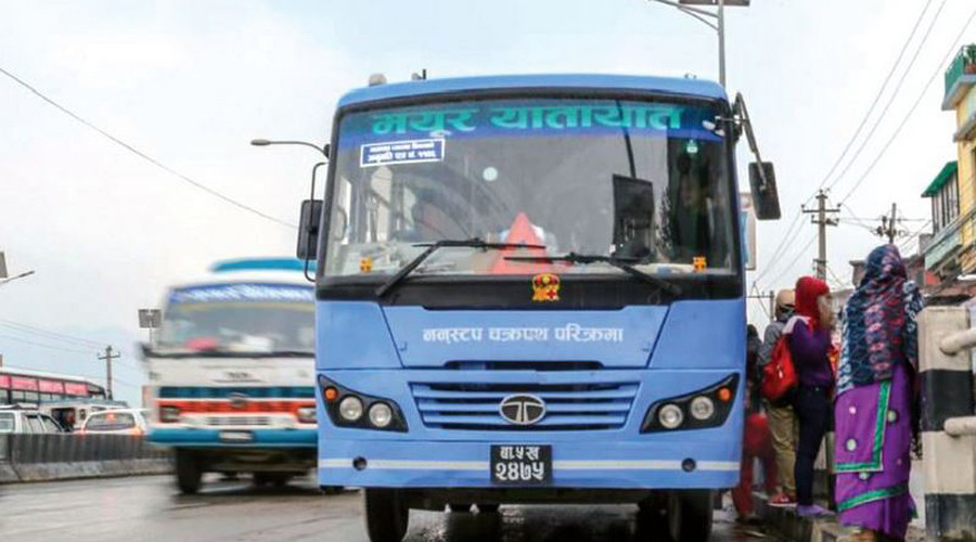 आजदेखि काठमाडौं उपत्यकामा चल्न थाले सार्वजनिक बस 