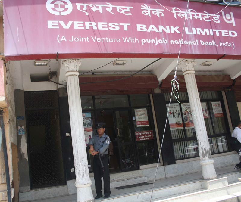 एभरेष्ट बैंकको नाफामा गिरावट