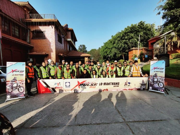 काठमाडौंदेखि लोमान्थाङसम्म हिरो एक्सपल्स मोटरसाइकल यात्रा