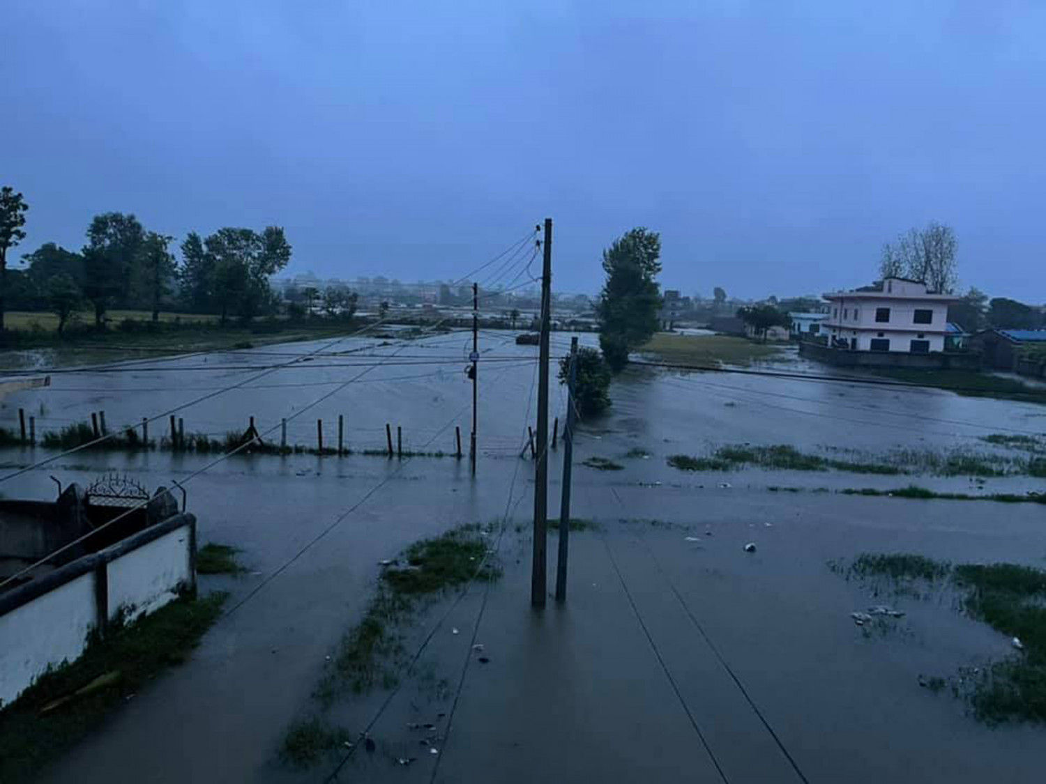 देशका अधिकांश भू–भागमा वर्षा जारी