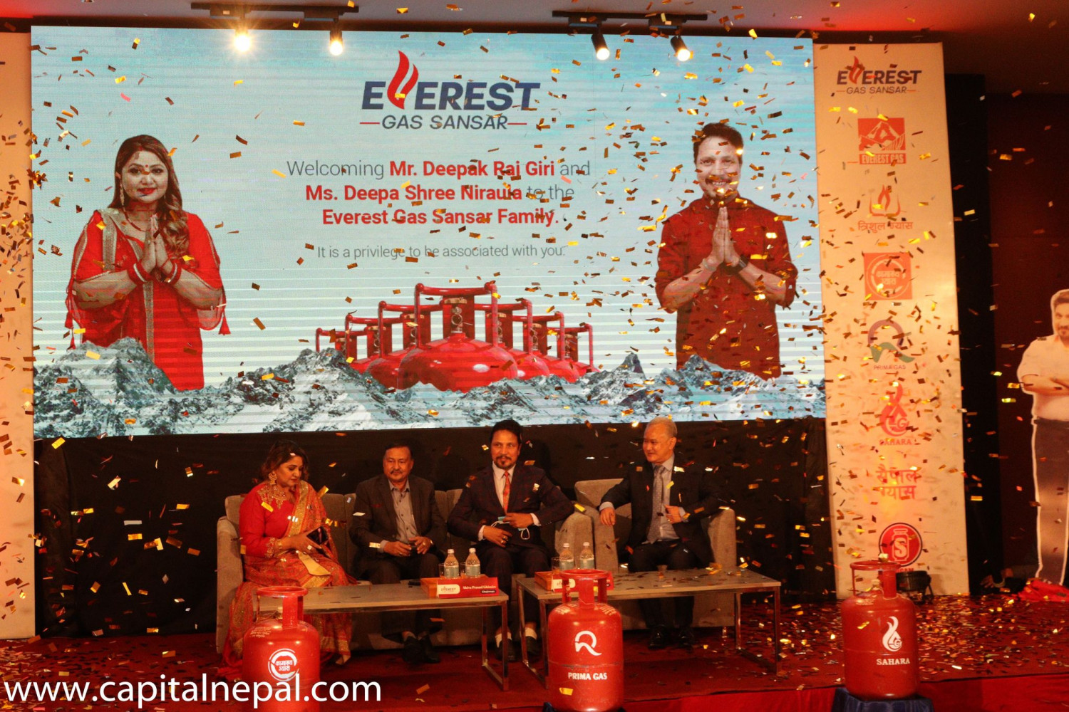 एभरेष्ट ग्यासद्वारा ३० वर्षमा ब्रान्ड एम्बेसडर नियुक्त, तत्काल ग्यासको प्रयोग नहट्ने