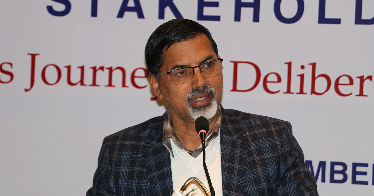 नेपालको विकास नहुनुमा पुँजी अभावभन्दा पनि बुझाइ कारक हो,अर्थमन्त्री शर्मा 