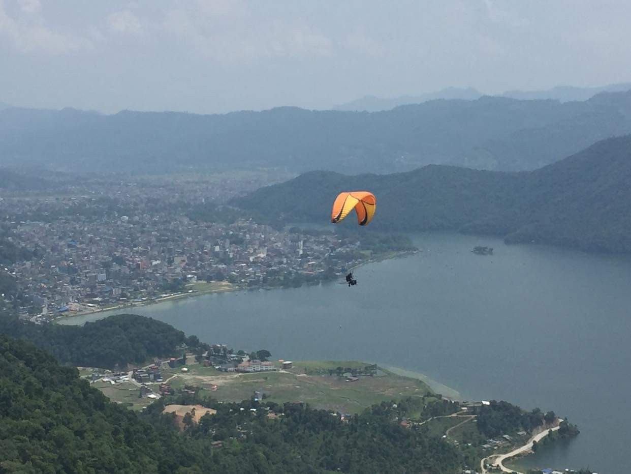 पोखरामा विमानस्थल बन्यो, अब प्याराग्लाइडिङ विस्थापनको चिन्ता