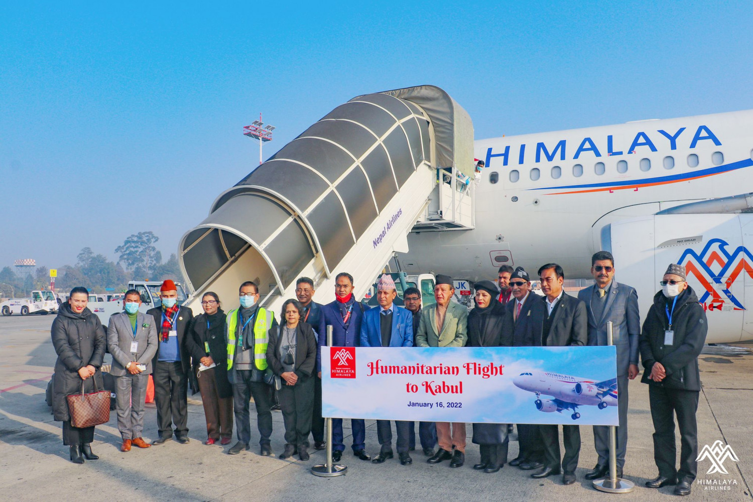 राहत सामाग्री लिएर हिमालय एयरलाइन्सको जहाज काबुल प्रस्थान