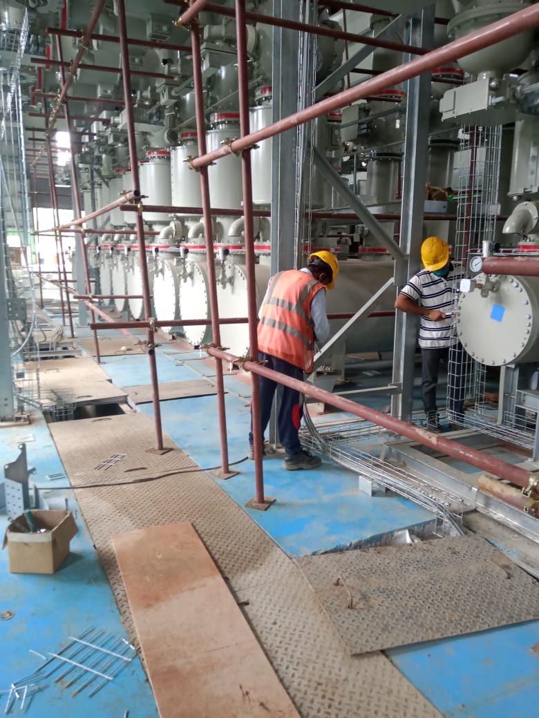 लकडाउनमा पनि सबैभन्दा ठूलो सवस्टेसनको काम धमाधम, असारभित्र सञ्चालनको लक्ष्य, ९०० मेगावाट बिजुली प्रवाह हुने  