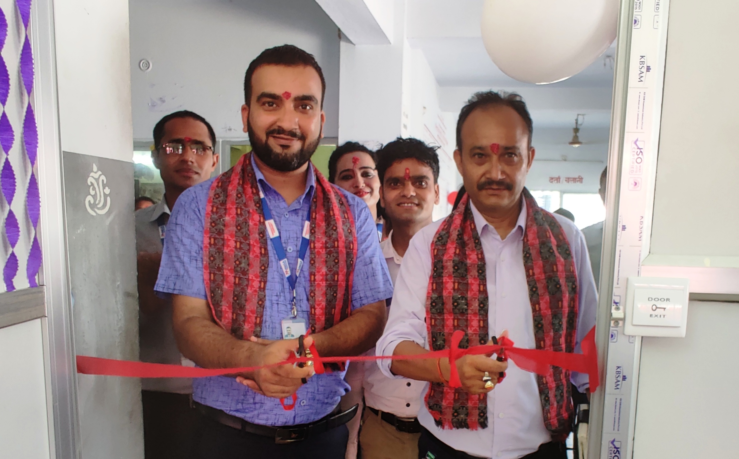 महेन्द्रनगर मालपोत कार्यालयमा मेगा बैंकको एक्सटेन्सन काउन्टर 