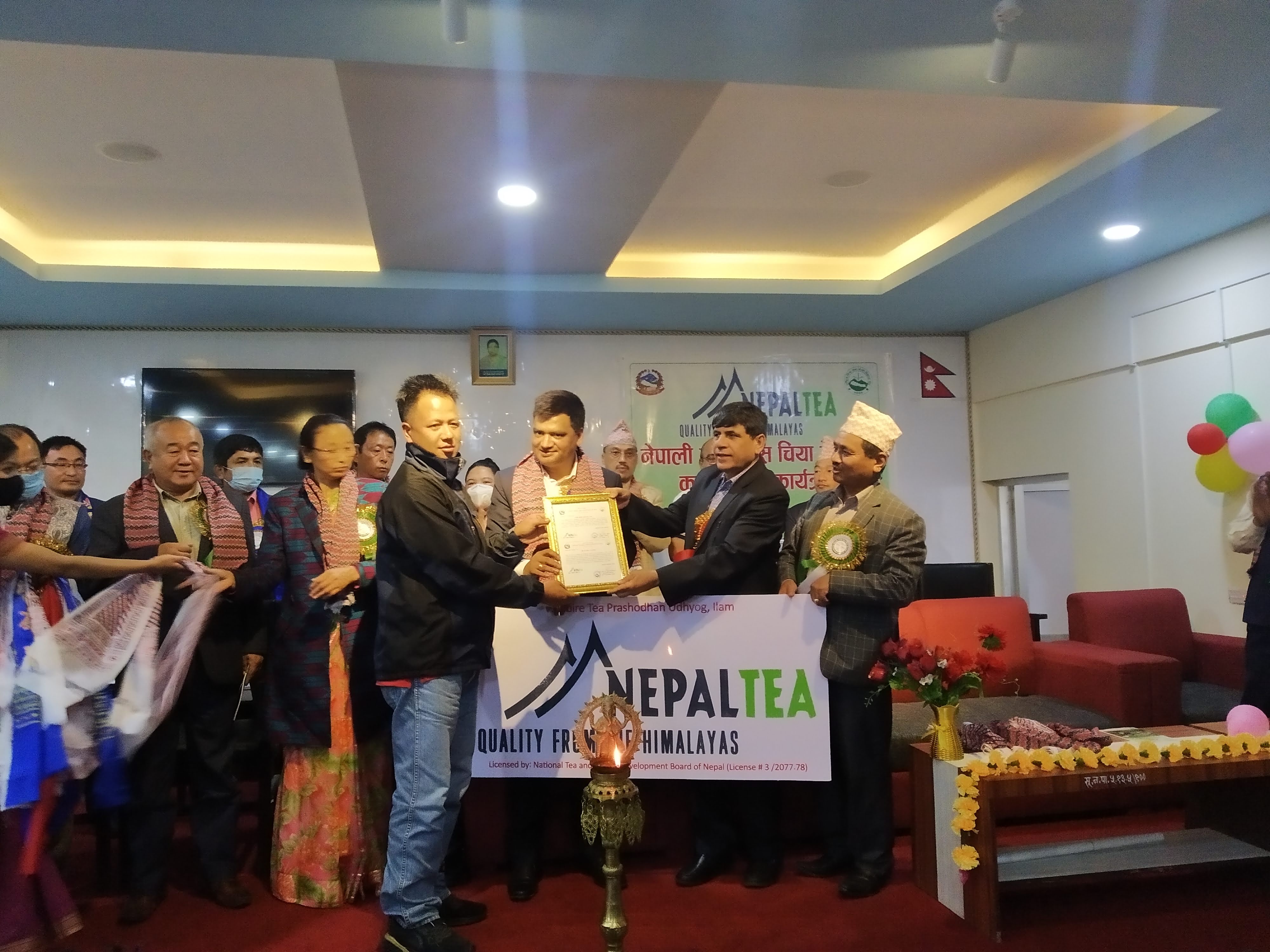नेपाली चियाको ट्रेडमार्क कार्यान्वयनमा, १२ वटा चिया उद्योगले पाए ट्रेडमार्क इजाजत 