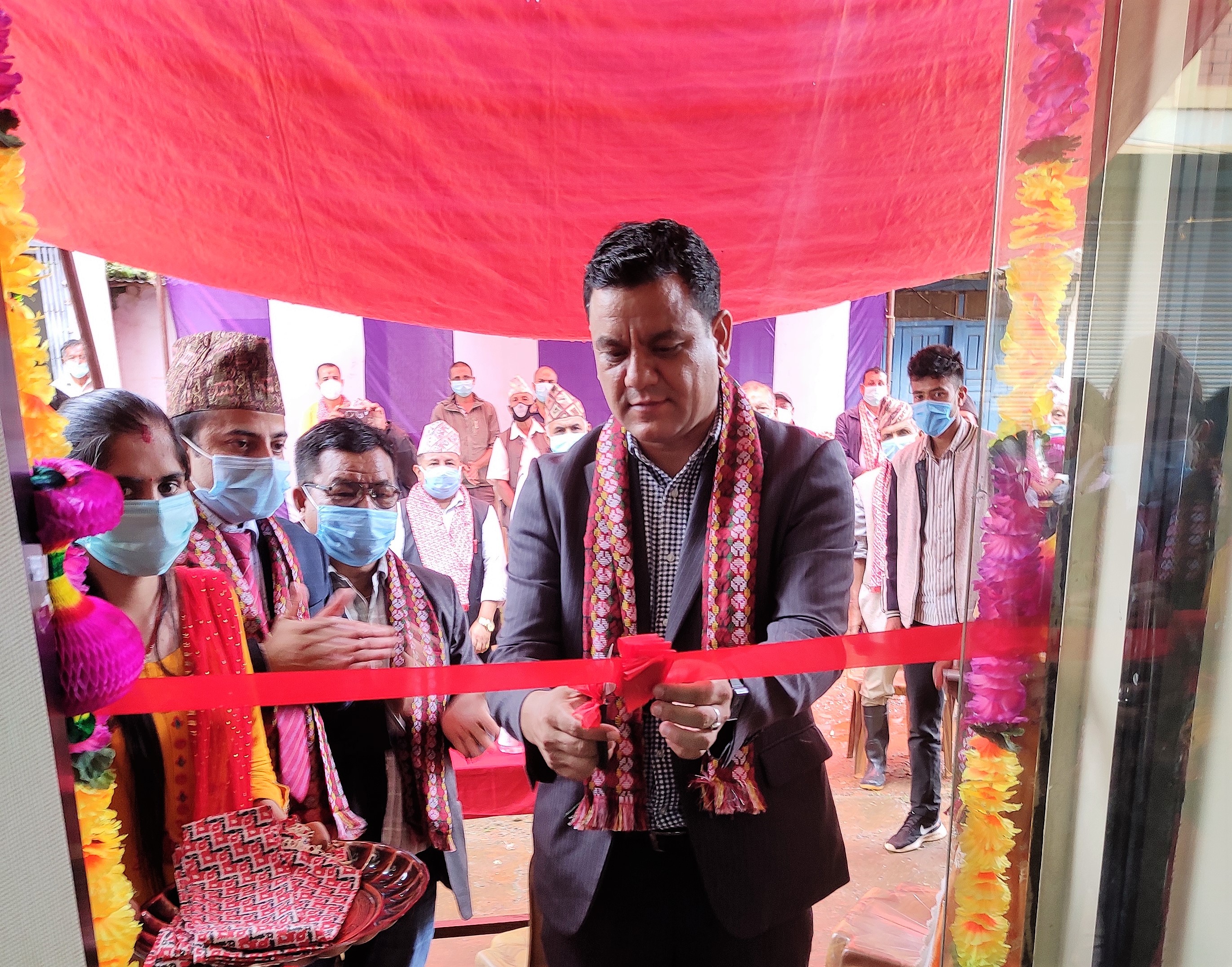 ग्लोबल आइएमई बैंकको एक्सटेन्सन काउण्टर बागलुङको बलेवामा  