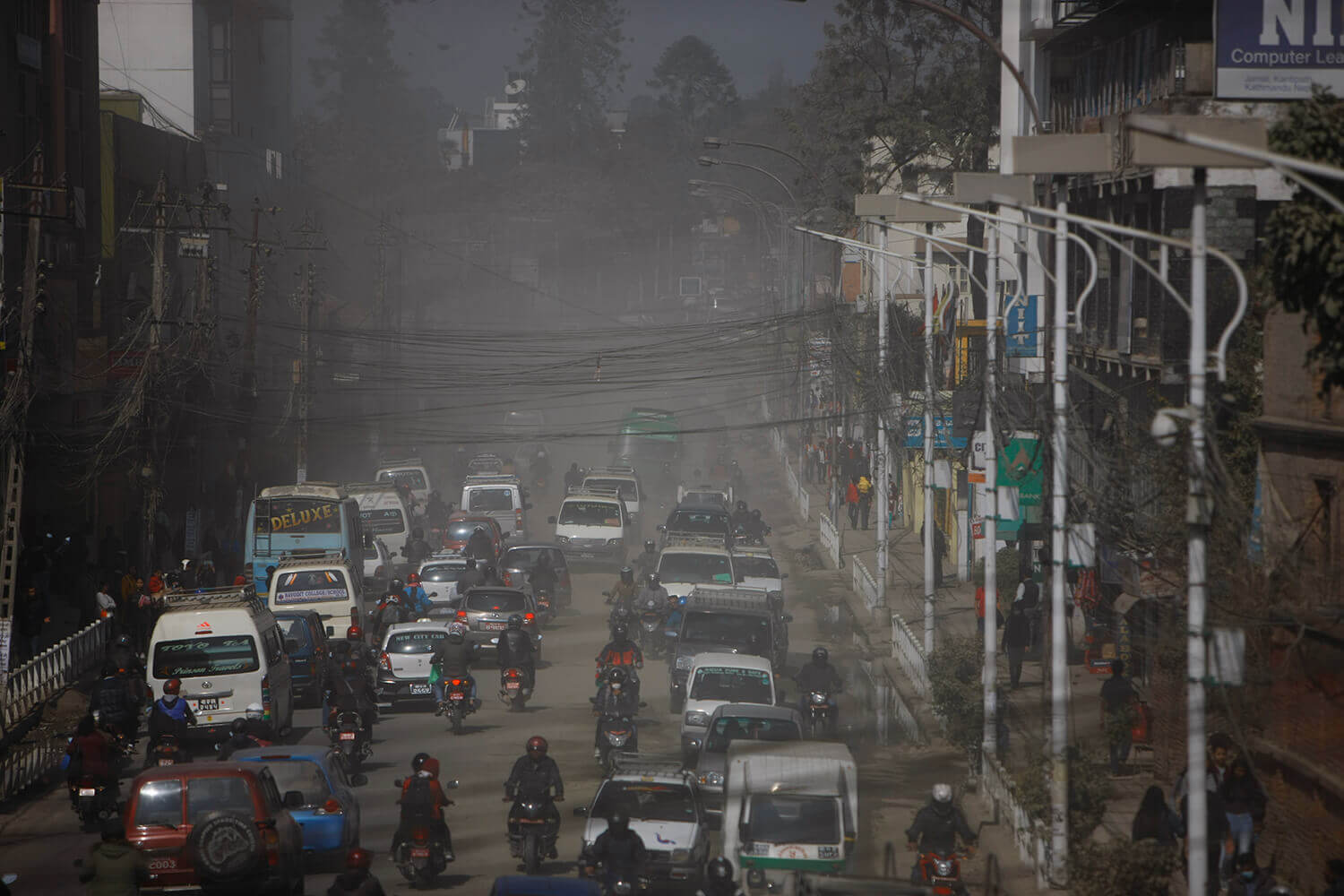 काठमाडौंमा घटेको वायु प्रदूषण पोखरा र धनगढीमा बढ्यो