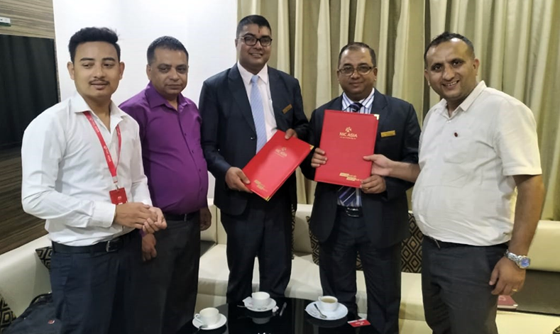 एनआईसी एशिया बैङ्कका कर्मचारी र ग्राहकलाई होटल ह्यारिसन प्यालेसमा छुट