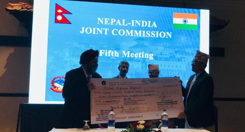 भारतद्वारा हुलाकी राजमार्ग निर्माण गर्न एक अर्ब २९ करोड रुपैयाँ प्रदान