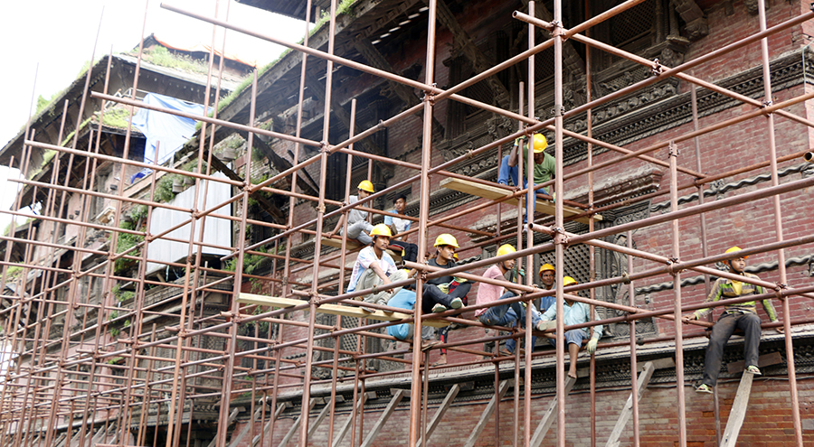 भूकम्पबाट क्षतिग्रस्त ८९१ ऐतिहासिक राष्ट्रिय सम्पदामध्ये ३८० मात्र पुनर्निर्माण
