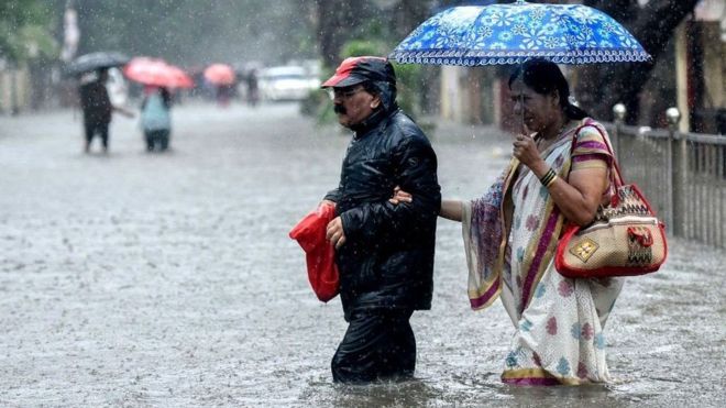 मुसलधारे वर्षाका कारण भारततमा १५ जनाको मृत्यु, ७० जना घाइते 