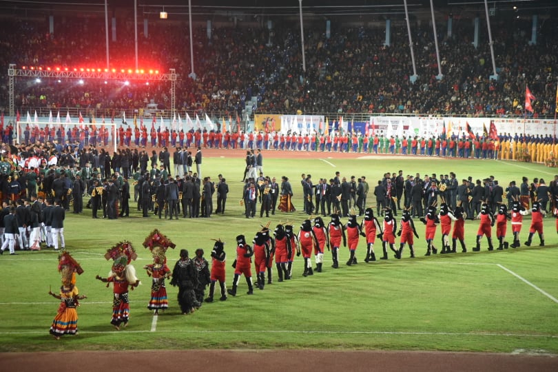 दशरथ रंगशालामा सुरु भयो १३ औं दक्षिण एसियाली खेलकुद प्रतियोगिता(फोटो फिचरसहित) 