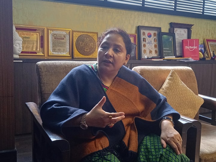  १५ प्रतिशत लाभांश दिने मेगा बैंकको लक्ष्य, सीईओ अनुपमा भन्छिन-त्यसैका लागि प्रयास गरिरहेका छौं  