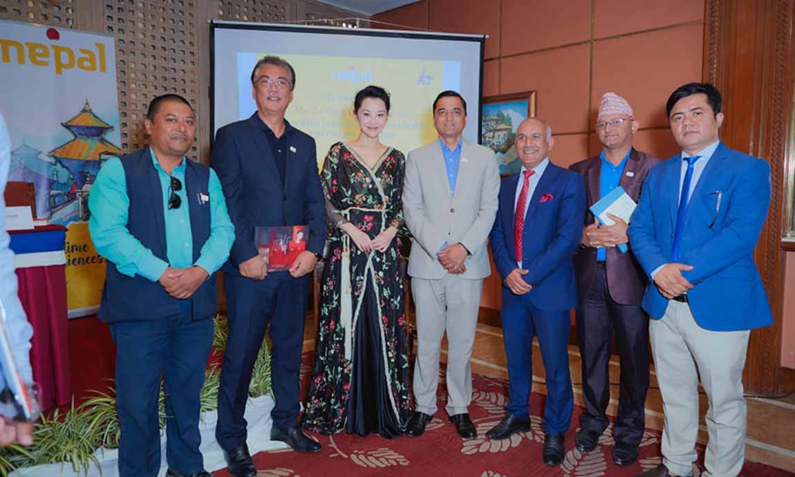  चिनियाँ अभिनेत्री सी छिङ नेपाल भ्रमण वर्षको सदभावना दुत 