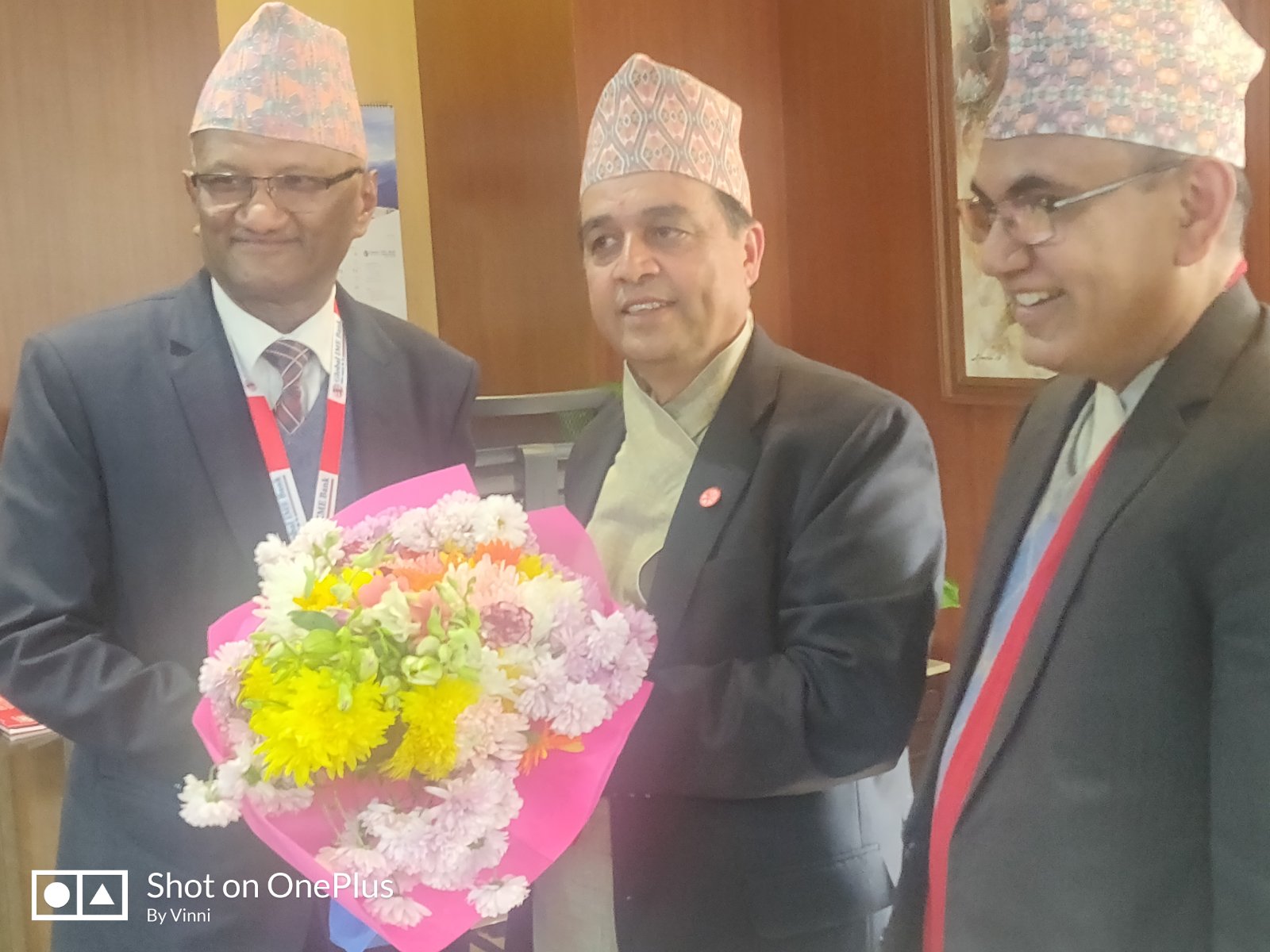 ग्लोबल आइएमई बैंकको सीईओ  परर्शुराम कुंवर क्षेत्रीले गरे पद बहाली