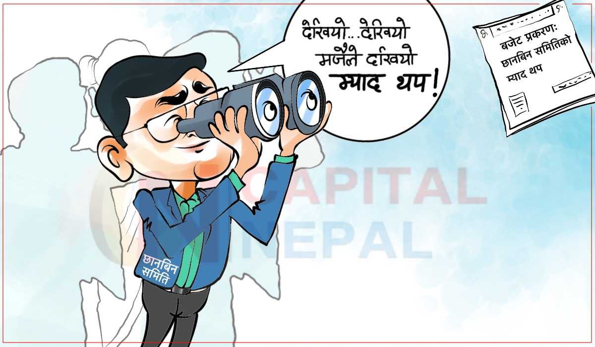 क्यापिटल कार्टुन : देखियो, मज्जैले देखियो !