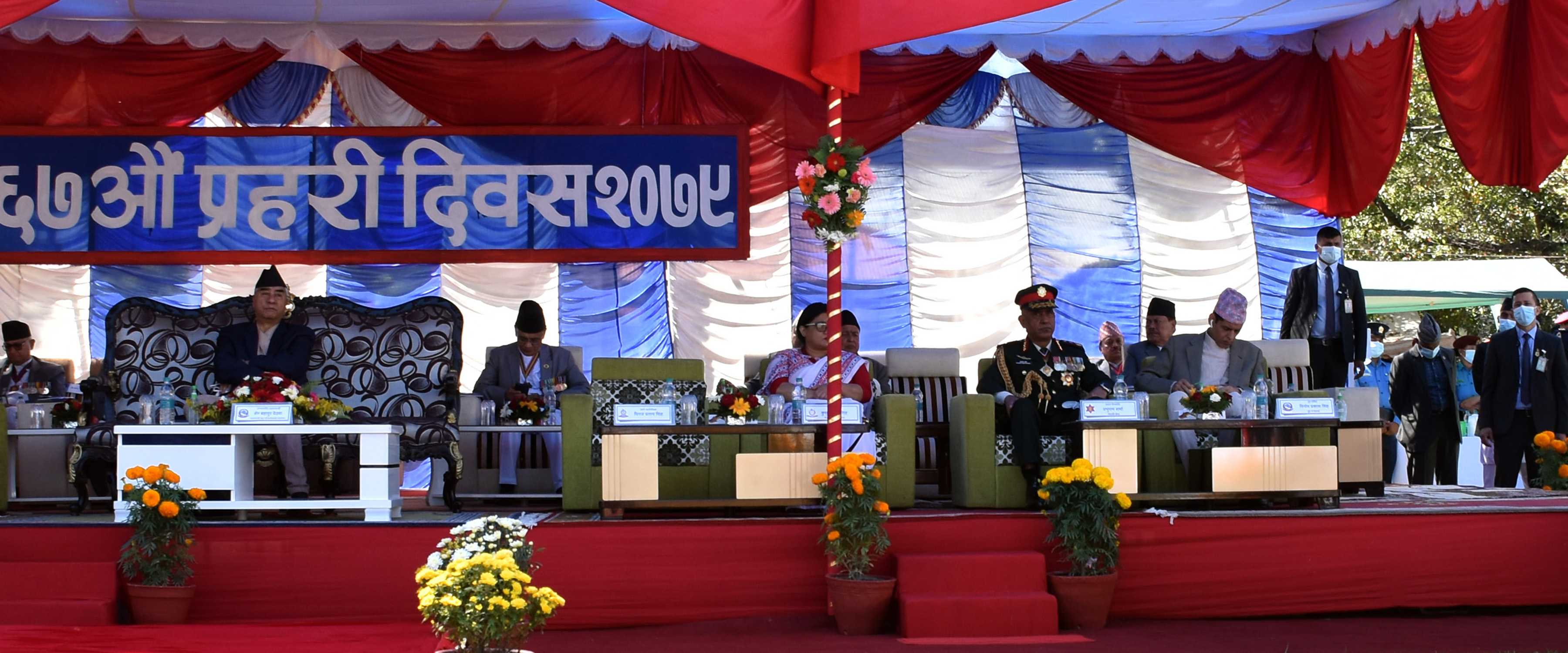 शान्ति र सुरक्षा विकास निर्माण तथा सुशासनको आधारशीला : प्रधानमन्त्री देउवा
