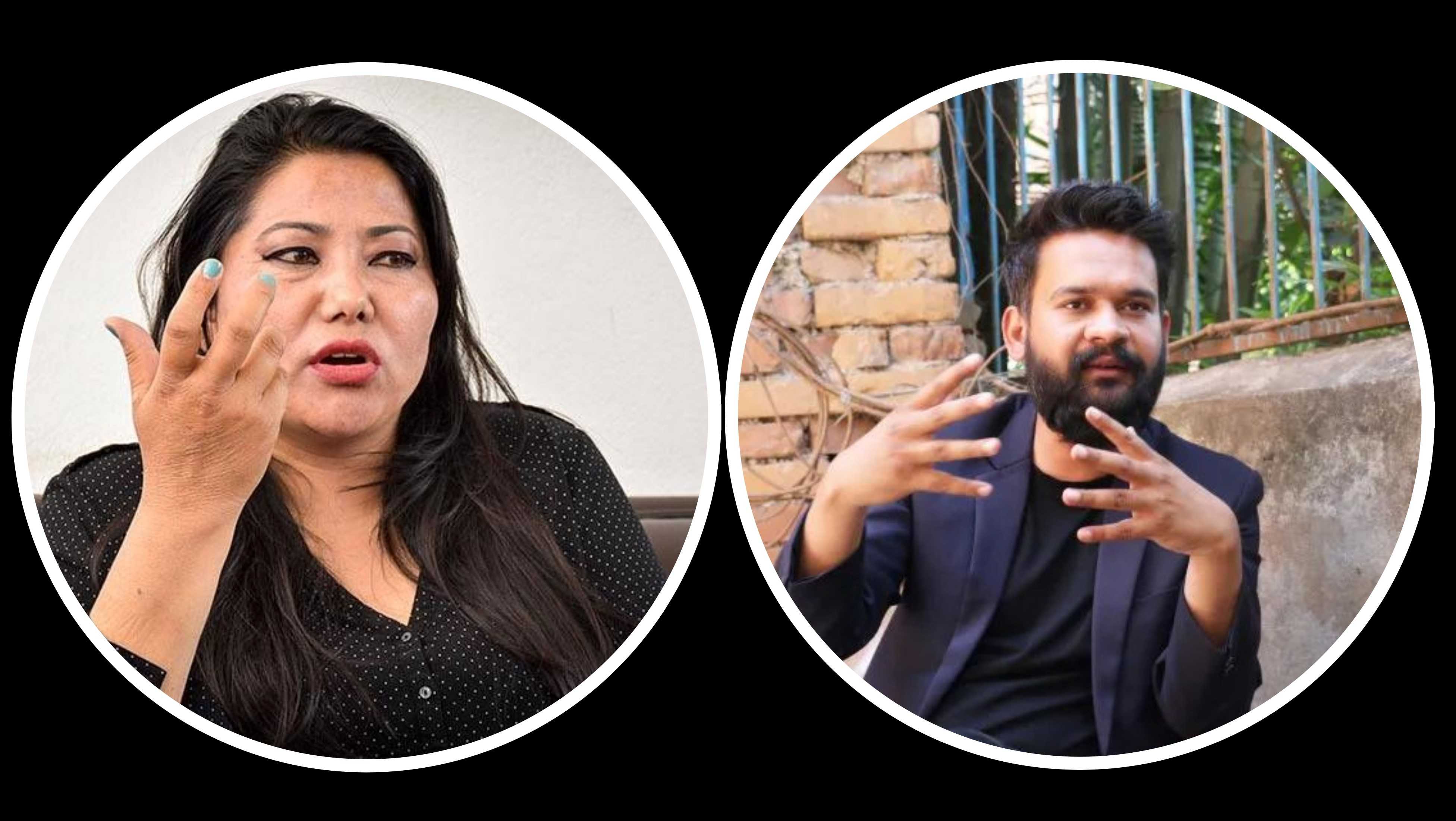 बालेनलाई  झाक्रीकाे समर्थन, भन्छिन्  'सधैँ तिम्राे साथमा छु, अभियान जारी राख'