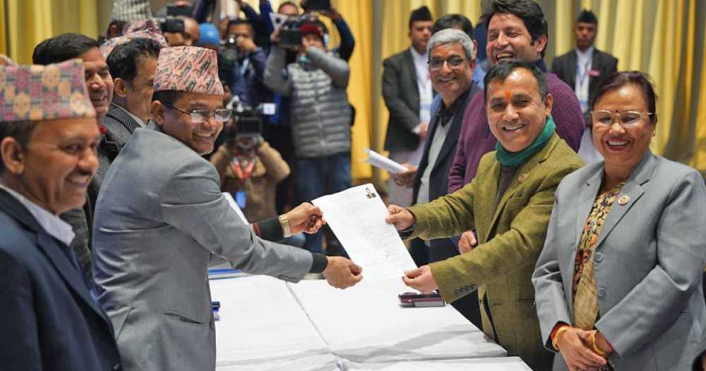 सभामुखमा कांग्रेस नेत्री न्यौपानेको मनोनयन दर्ता