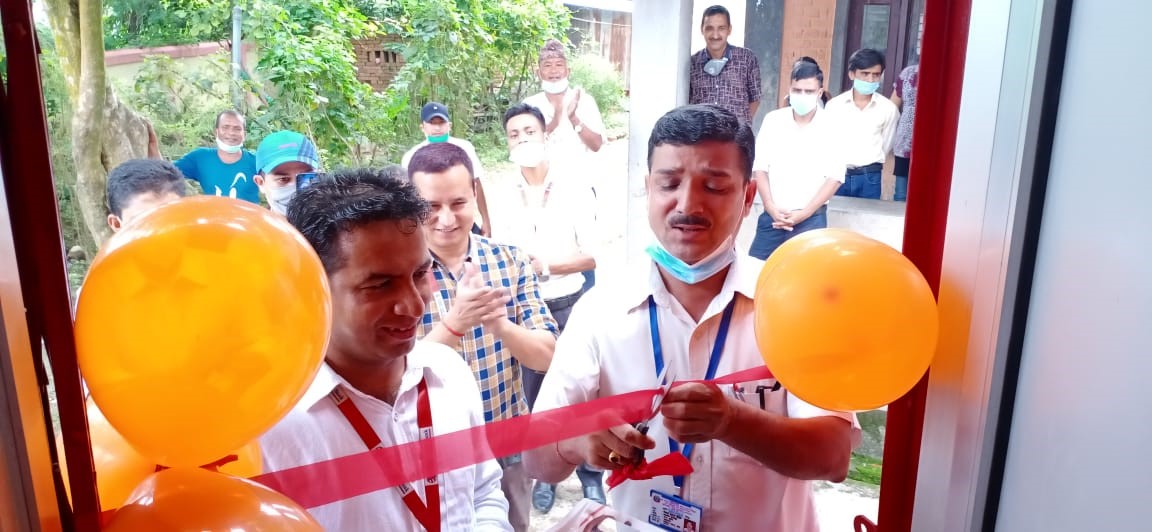 कास्कीको ट्राफिक प्रहरी कार्यालय परिसरमा ग्लोबल आइएमई बैंकको एक्सटेन्सन काउण्टर 