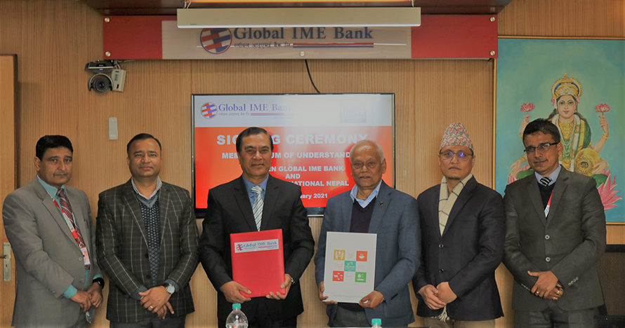 कृषि कर्जासम्बन्धी ग्लोबल आइएमई बैंक र हेफर इन्टरनेसनलबीच  सम्झौता
