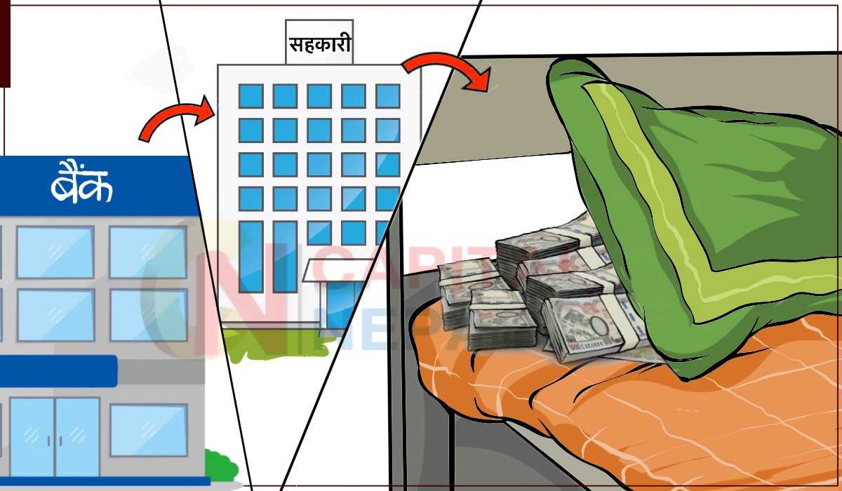 सहकारी समस्याले बैंकको निक्षेप घट्दै, पैसाजति सिरानीमुनि 