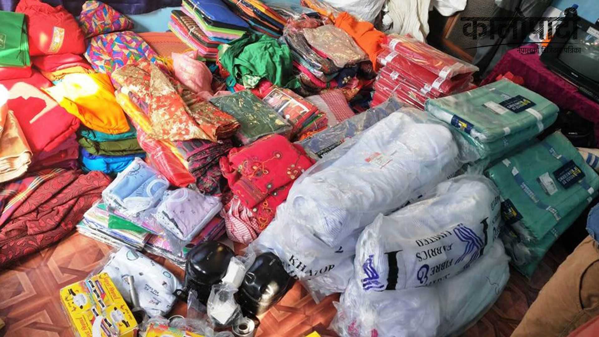 ६२ लाख बराबरको सामान बरामद