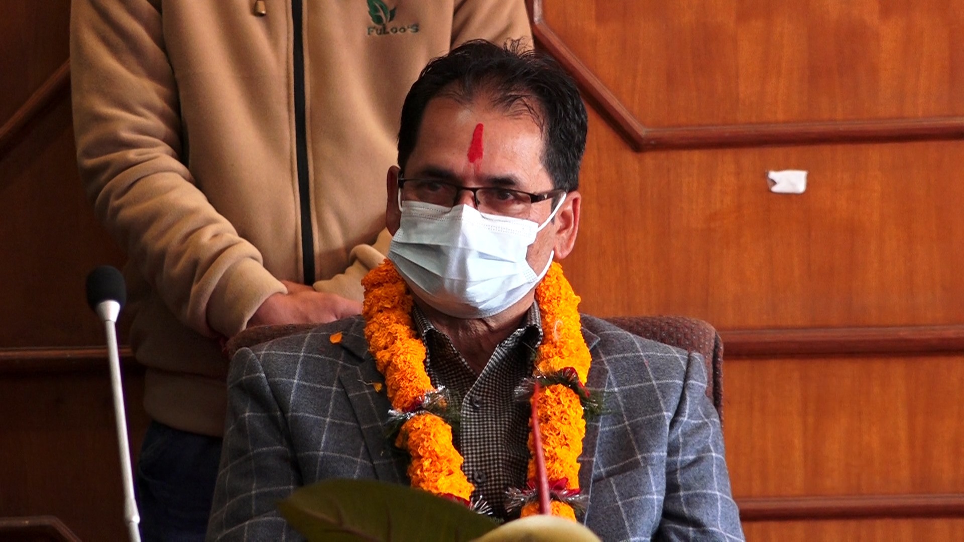 खानेपानी मन्त्री थापालाई कोरोना