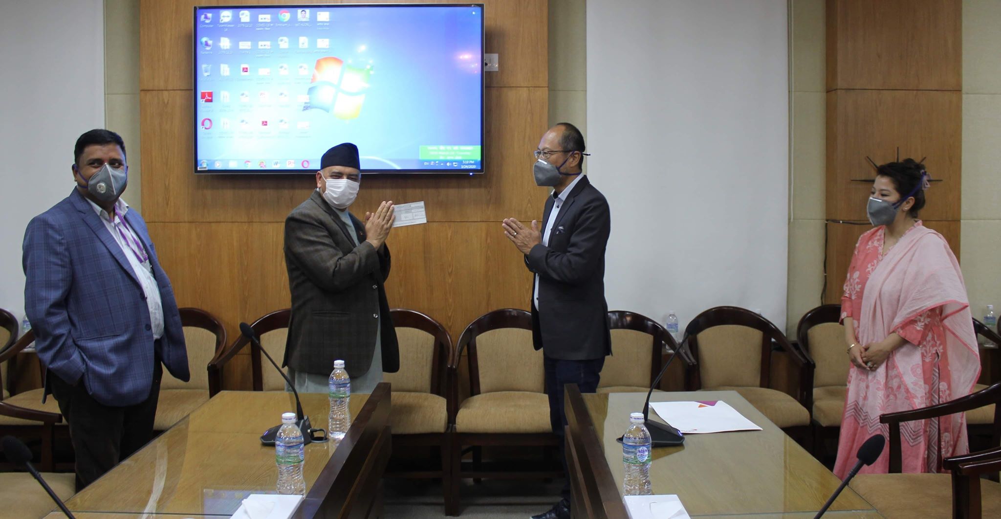  कोरोना रोकथामका लागि एनसेलले सरकारलाई दियो १० करोड 