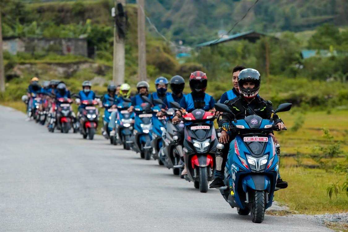 पोखरामा एन्टर्क ओनर्स ग्रुप राइड सम्पन्न