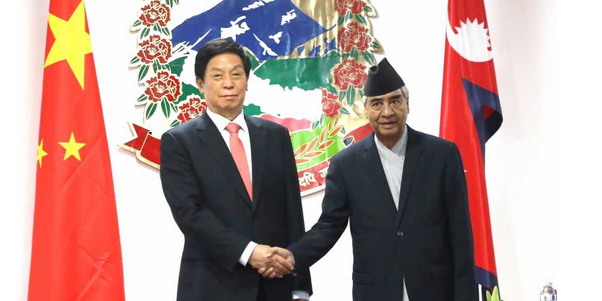 नेपाल र चीनबीच बहुआयामिक सम्बन्ध : प्रधानमन्त्री देउवा