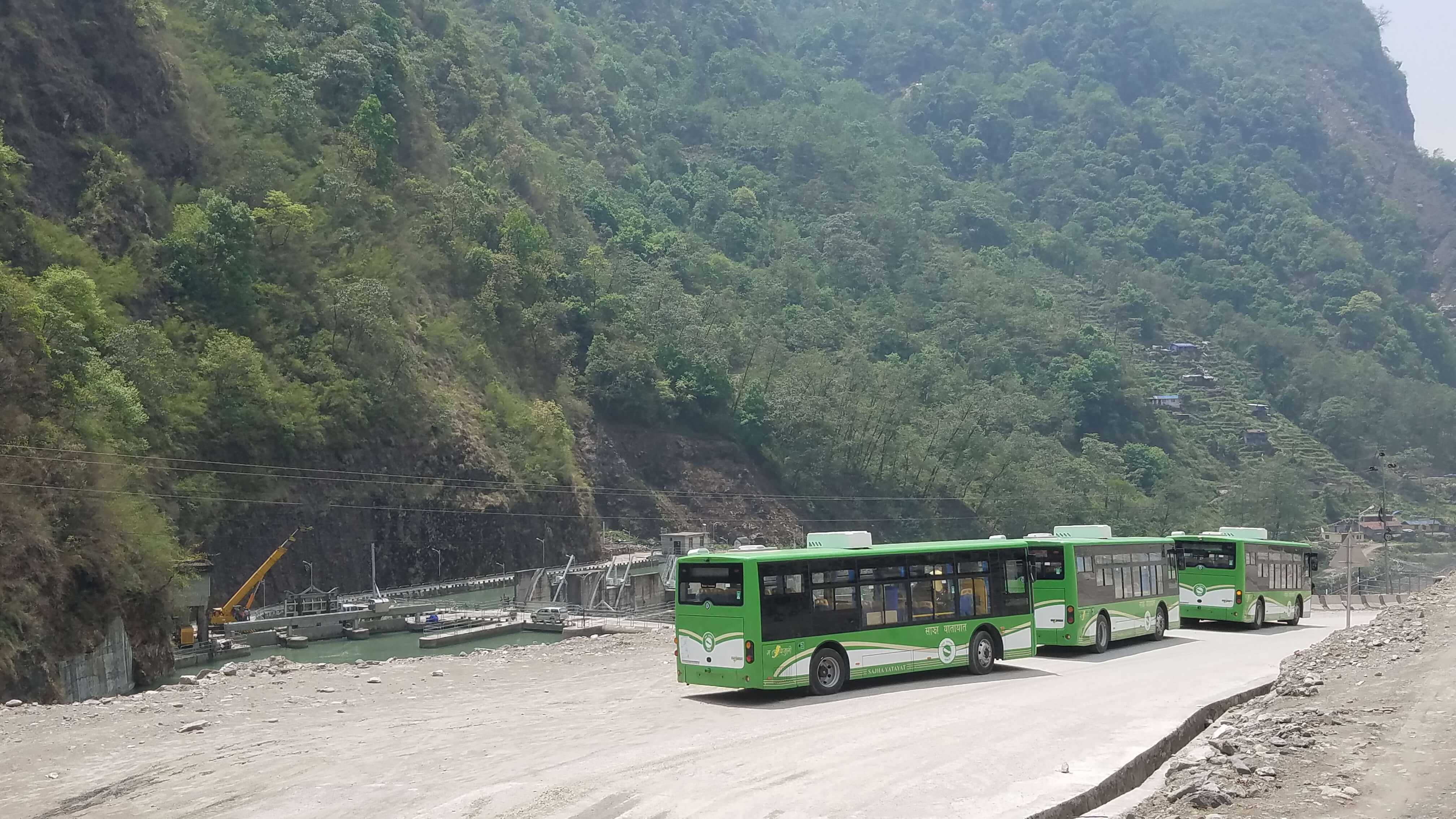 साझाका २३ विद्युतीय बस नेपाल भित्रिए, चार्जिङ स्टेसनका लागि छैन जग्गा 