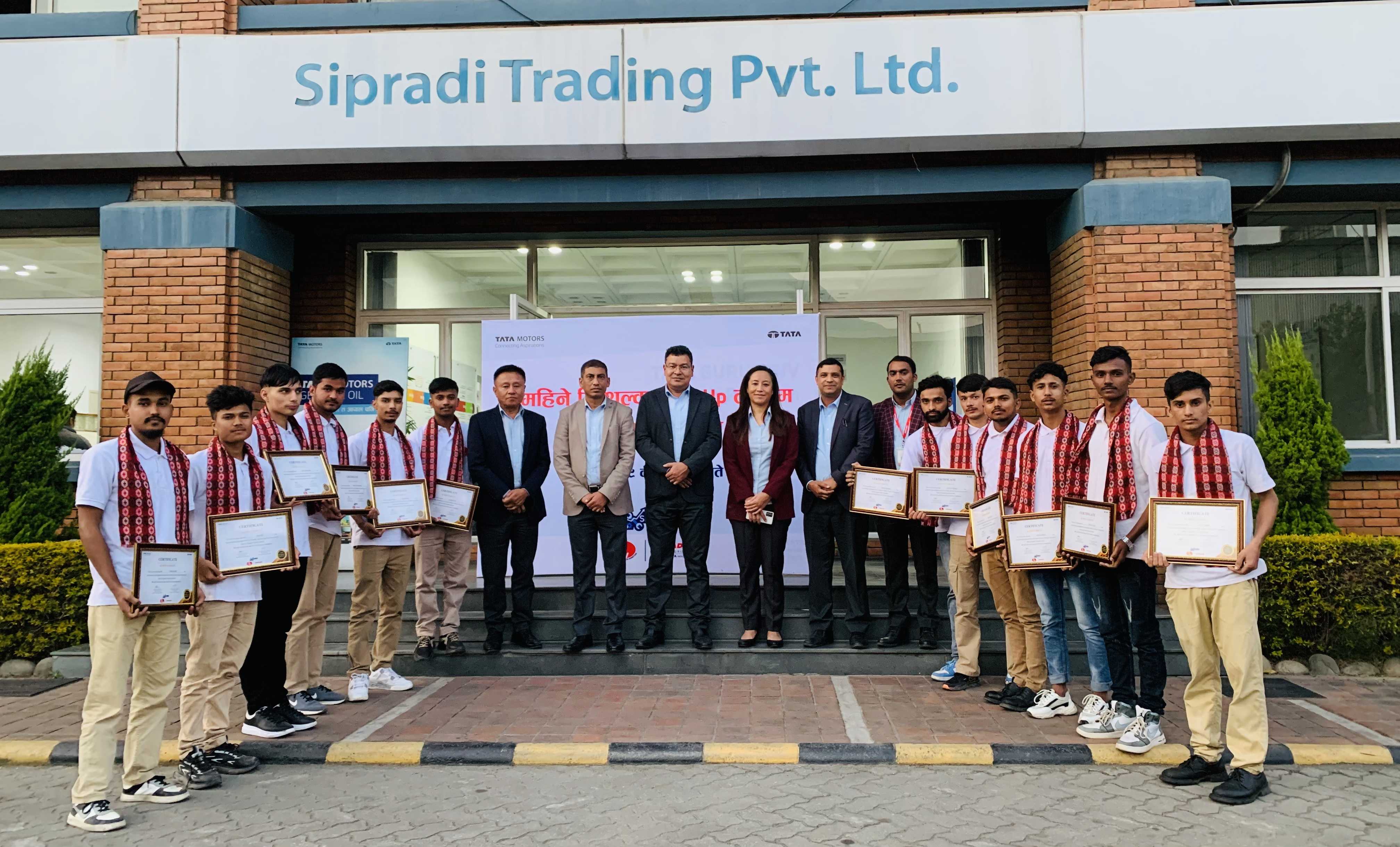 सिप्रदीको अटोसम्बन्धी ६ महिने निःशुल्क तालिम सम्पन्न