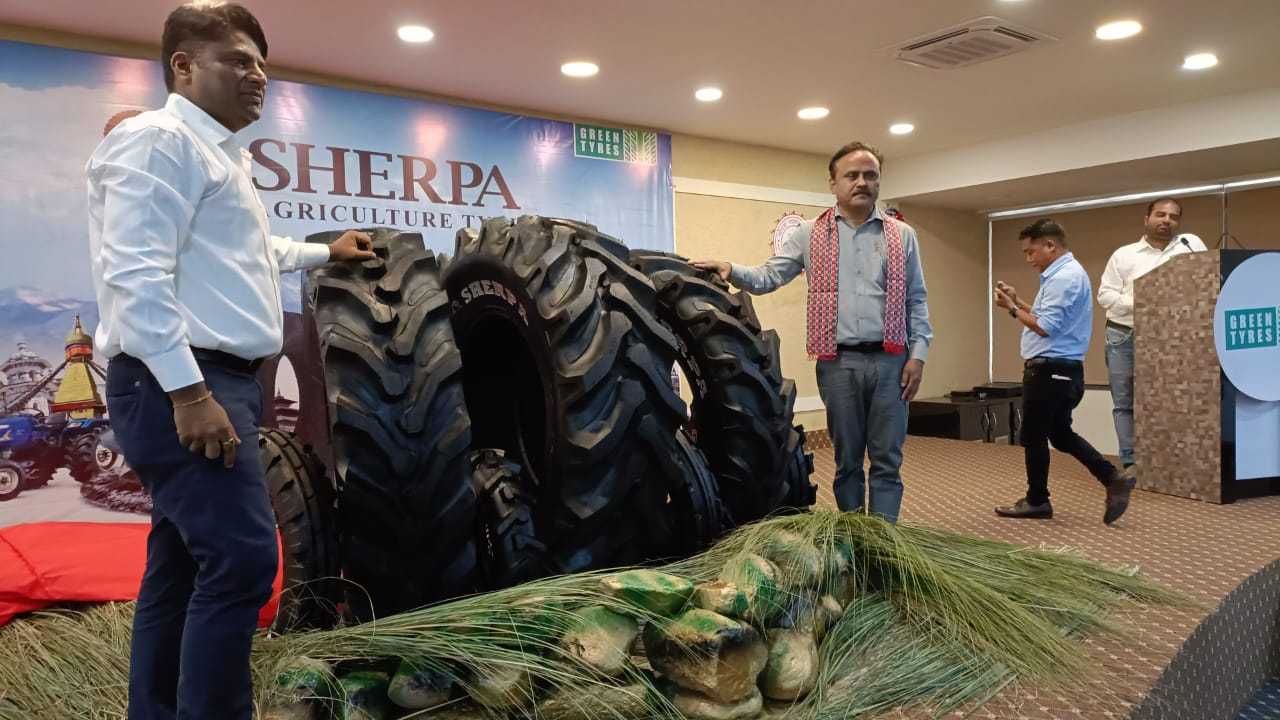 ग्रिन टायर उद्योगले ल्यायो सेर्पा ब्रान्डमा ‘एग्रिकल्चर टायर’, कृषिलाई सुहाउँदो हुने दाबी