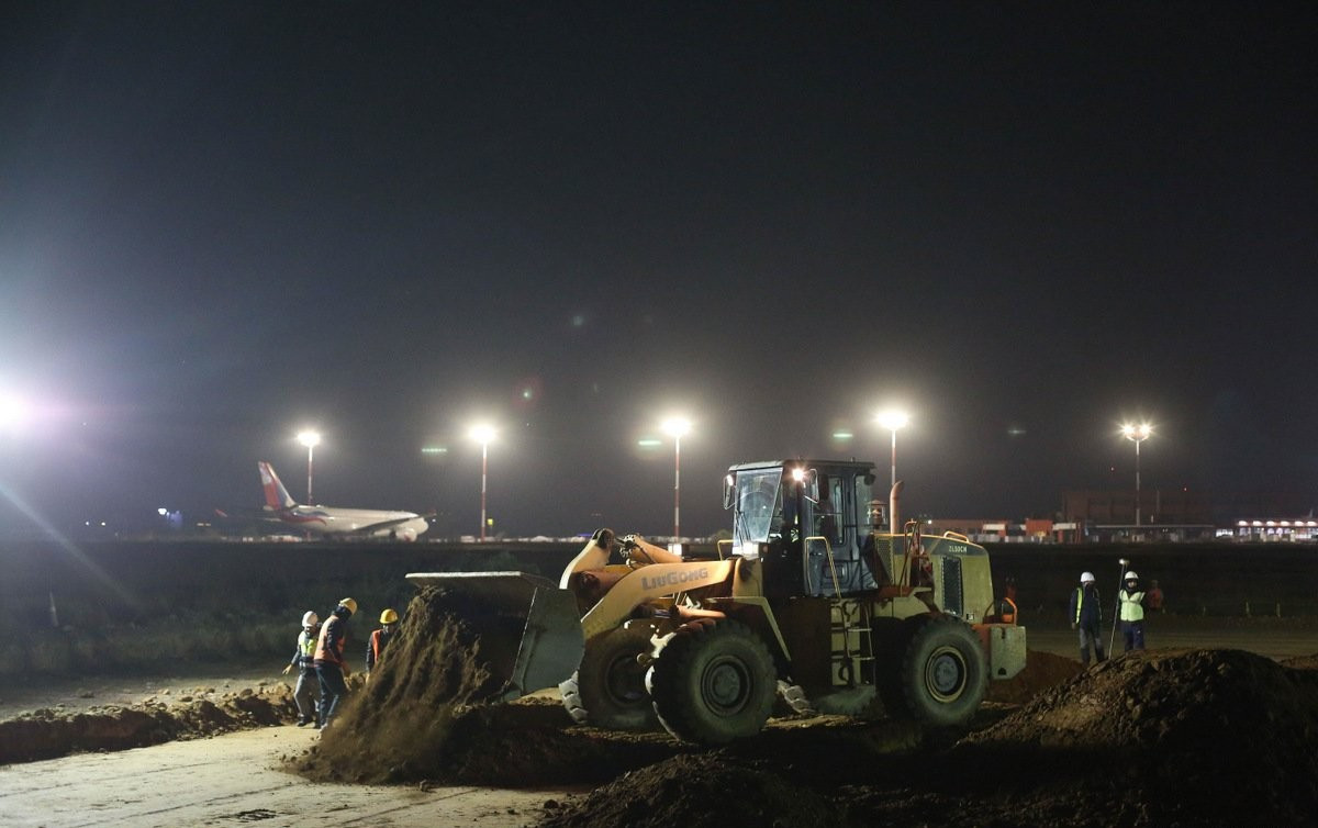 त्रिभुवन विमानस्थलमा समानान्तर टेक्सी-वे जोड्ने काम सुरु, उडानमा पर्ने छैन असर