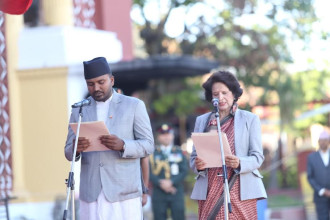 सुधा र बब्लुले लिए मन्त्रीको शपथ, गणपतिलालसँगै खगेन्द्र ‘आउट’