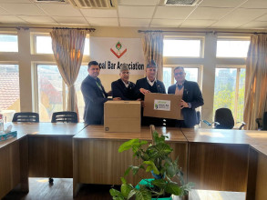 कामना सेवा विकास बैंकद्वारा नेपाल बार एशोसिएशनलाई सहयोग