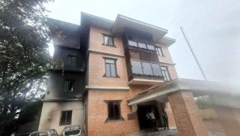 जेनजी आन्दोलनमा एनआरएनएको भवनमा पनि आगलागी