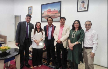गभर्नर डा. पौडेलसँग नेपाल इन्पोष्टर्स फोरमको भेट, पुँजी बजार विस्तारमा सहजीकरण गर्न माग