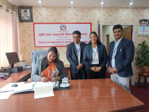 मन्त्री चौधरीद्वारा जीआईको लागि दुई उत्पादनलाई स्वामित्व र संरक्षण गर्ने निर्णय