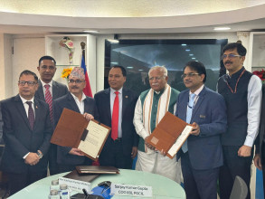 इनरुवा–पूर्णिया र लम्की–बरेली अन्तरदेशीय प्रसारण लाइन निर्माण अघि बढ्ने, सयुंक्त लगानी सम्झौतामा हस्ताक्षर