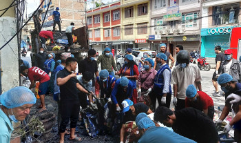 स्थानीयवासी प्रहरी कार्यालय पुनःनिर्माणमा जुट्दै